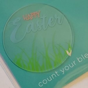NIP Origami Owl Happy Easter Large Plate